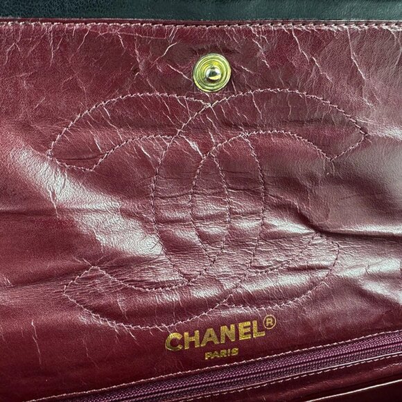 CHANEL Matelasse Double Flap Chian Shoulder Bag Black/Gold/Silver - Picture 12 of 13